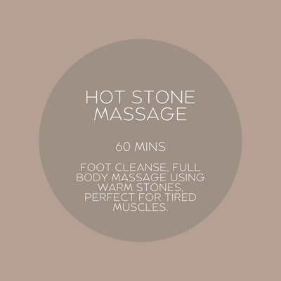 Hot Stone Massage Voucher
